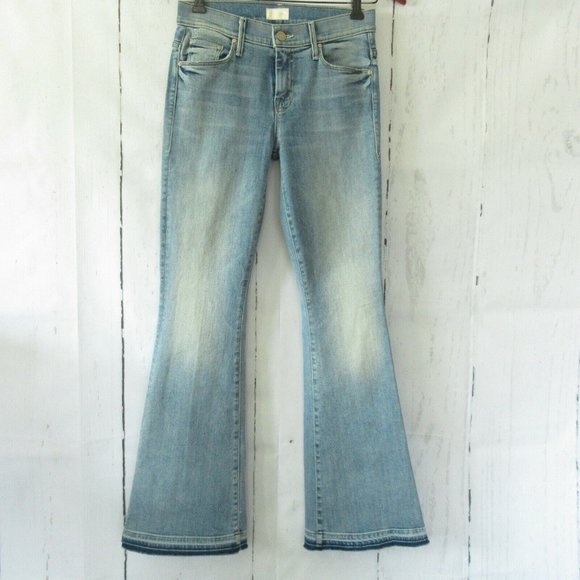 MOTHER Denim - Mother Flare Jeans Weekender Undone Hem Light